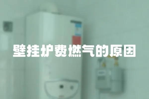 壁掛爐費燃氣的原因