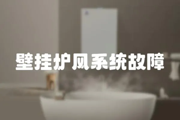 壁掛爐風(fēng)系統(tǒng)故障
