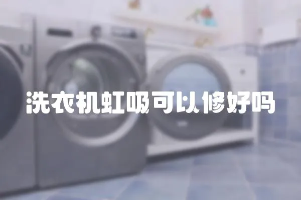 洗衣機虹吸可以修好嗎