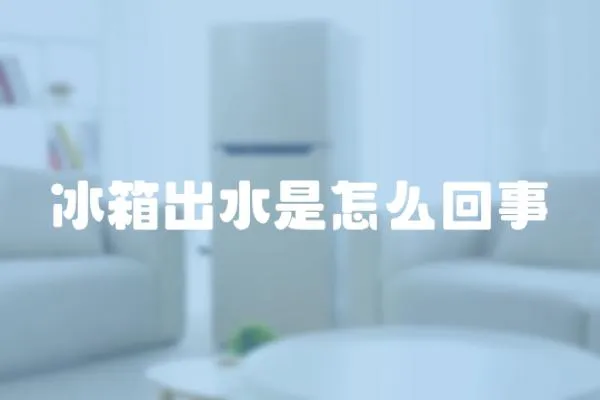 冰箱出水是怎么回事