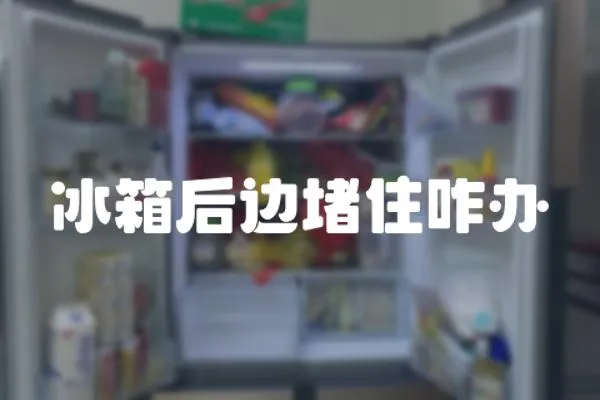 冰箱后邊堵住咋辦