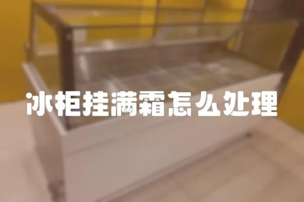 冰柜掛滿霜怎么處理