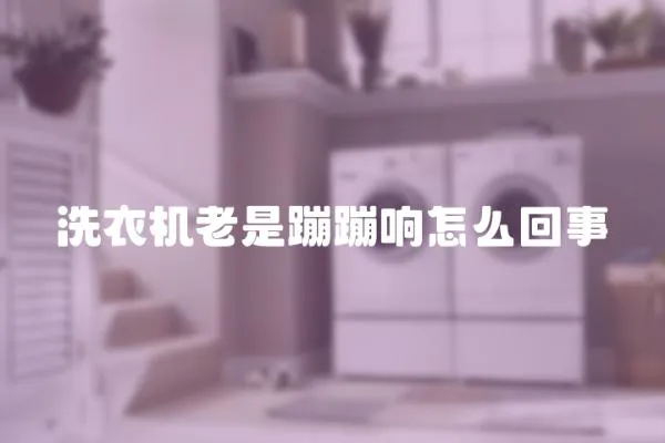 洗衣機老是蹦蹦響怎么回事