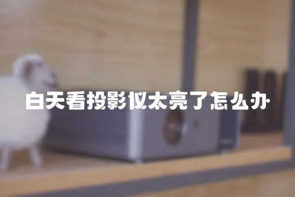 白天看投影儀太亮了怎么辦