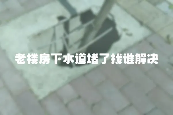 老樓房下水道堵了找誰解決