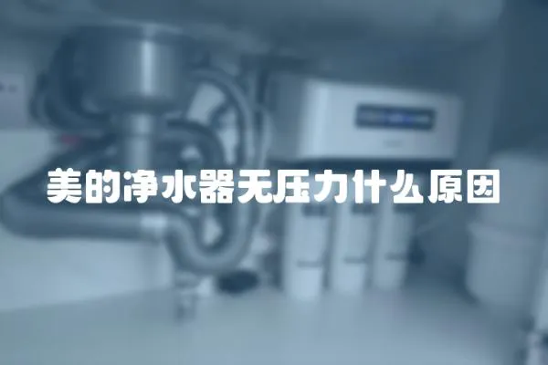 美的凈水器無壓力什么原因