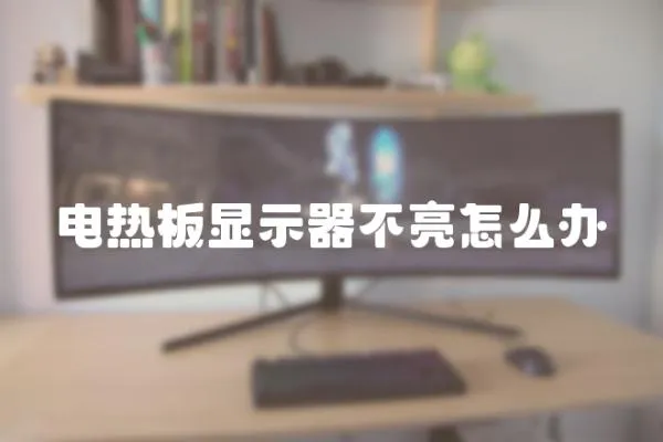 電熱板顯示器不亮怎么辦