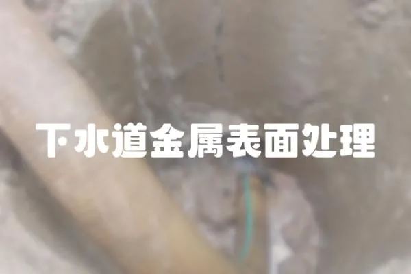 下水道金屬表面處理