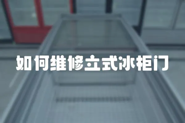 如何維修立式冰柜門