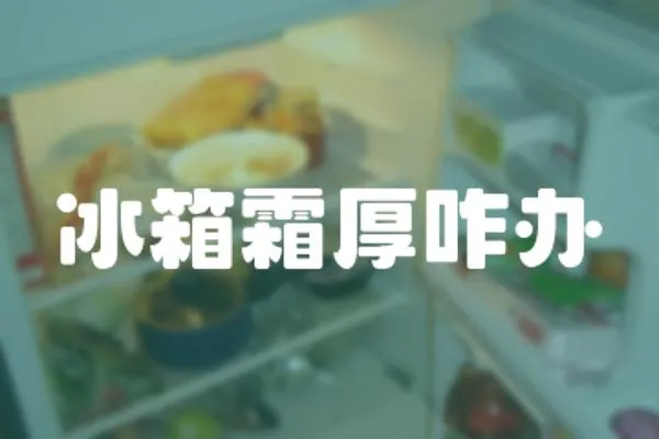 冰箱霜厚咋辦