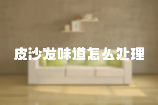 皮沙發(fā)味道怎么處理