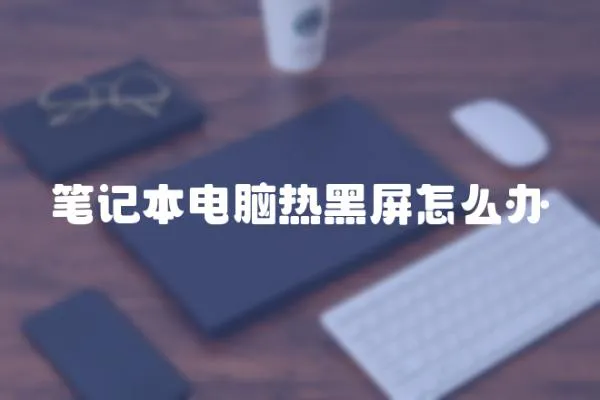 筆記本電腦熱黑屏怎么辦