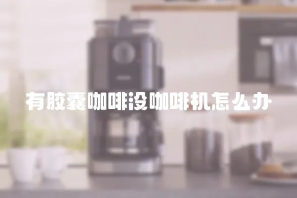 有膠囊咖啡沒咖啡機怎么辦