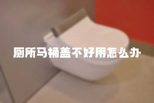 廁所馬桶蓋不好用怎么辦
