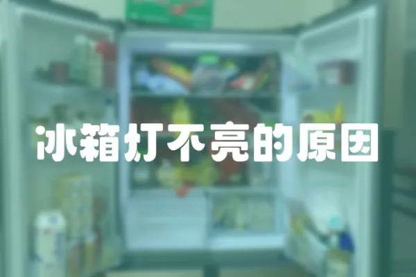 冰箱燈不亮的原因