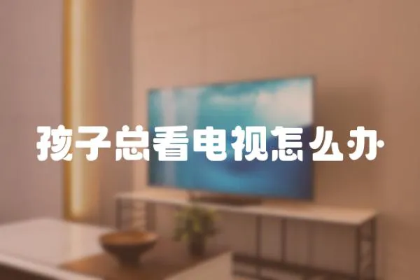 孩子總看電視怎么辦