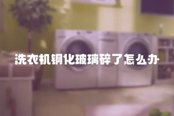 洗衣機鋼化玻璃碎了怎么辦
