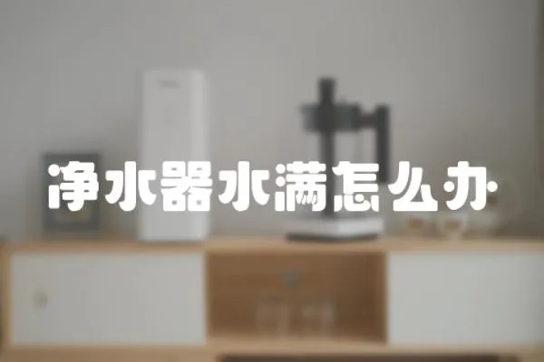 凈水器水滿怎么辦