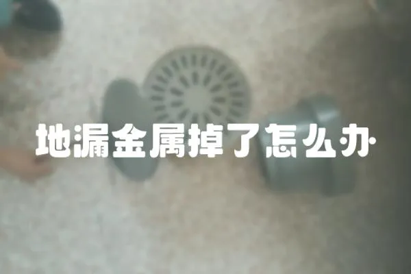 地漏金屬掉了怎么辦