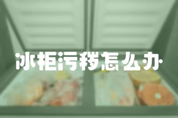 冰柜污穢怎么辦