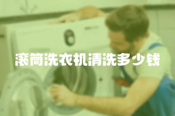 滾筒洗衣機清洗多少錢