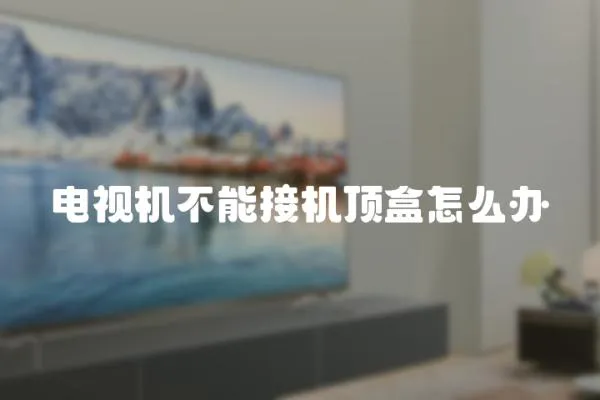 電視機(jī)不能接機(jī)頂盒怎么辦