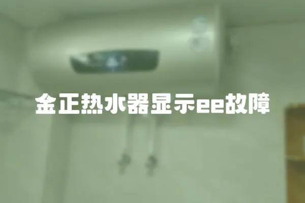 金正熱水器顯示ee故障
