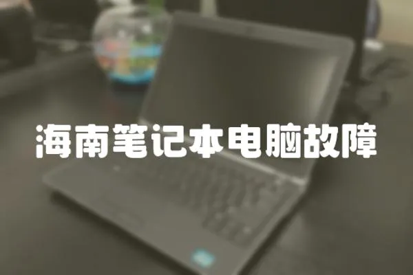 海南筆記本電腦故障