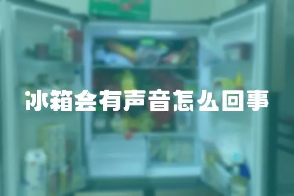 冰箱會有聲音怎么回事