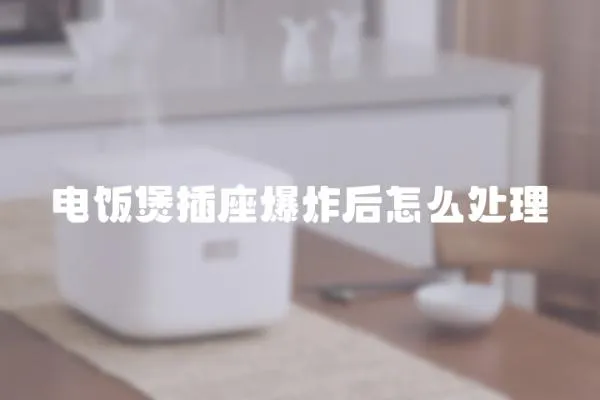 電飯煲插座爆炸后怎么處理