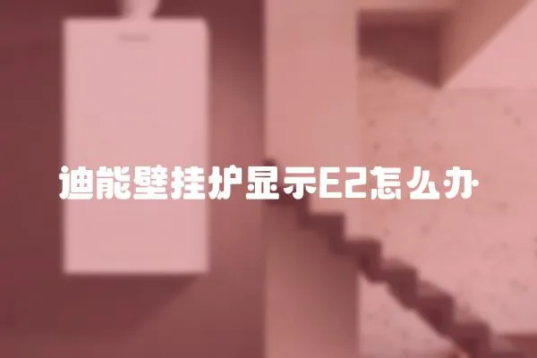 迪能壁掛爐顯示E2怎么辦