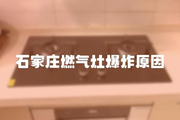石家莊燃氣灶爆炸原因