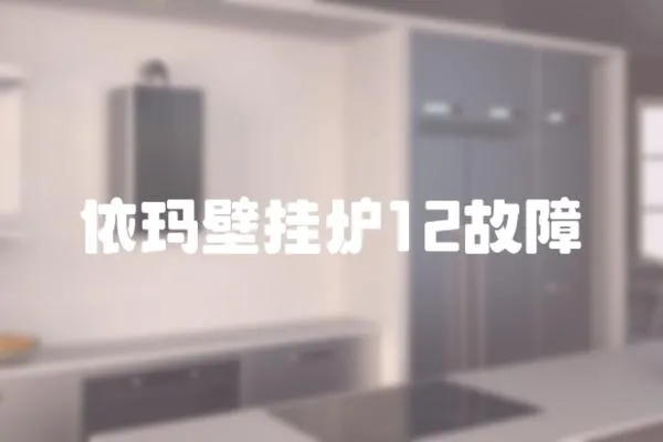 依瑪壁掛爐12故障
