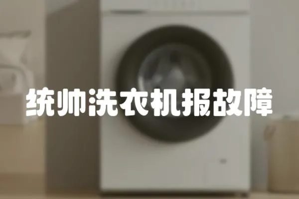 統帥洗衣機報故障