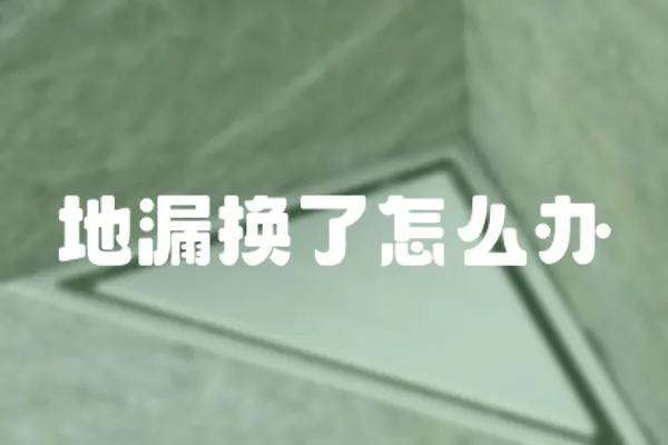 地漏換了怎么辦
