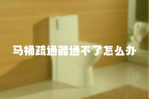 馬桶疏通器通不了怎么辦