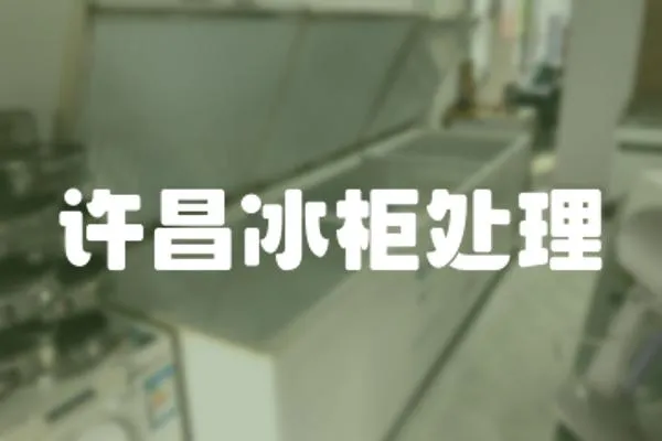 許昌冰柜處理