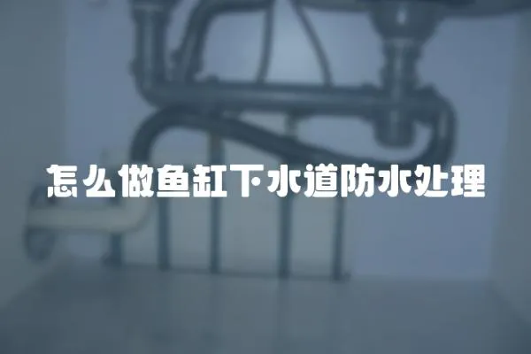 怎么做魚缸下水道防水處理