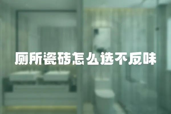 廁所瓷磚怎么選不反味