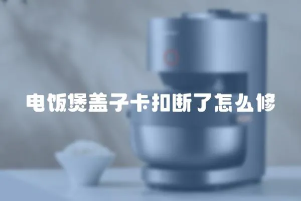 電飯煲蓋子卡扣斷了怎么修