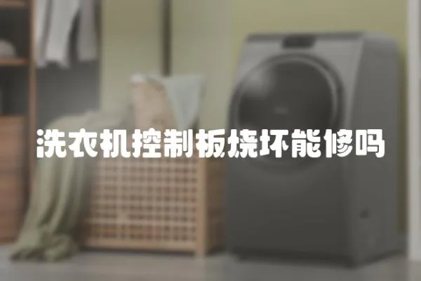 洗衣機控制板燒壞能修嗎