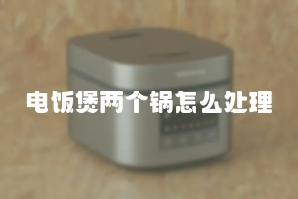 電飯煲兩個(gè)鍋怎么處理