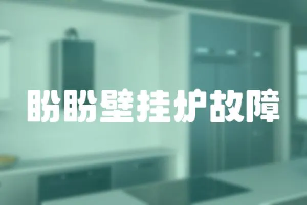 盼盼壁掛爐故障