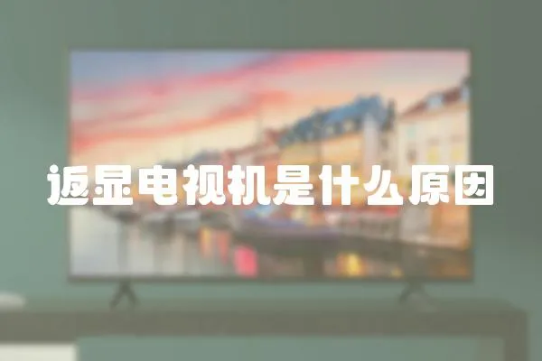 返顯電視機是什么原因