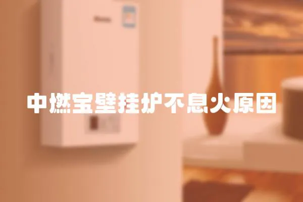 中燃寶壁掛爐不息火原因