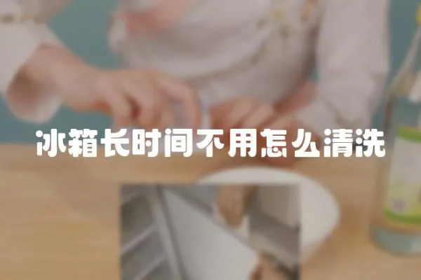 冰箱長(zhǎng)時(shí)間不用怎么清洗