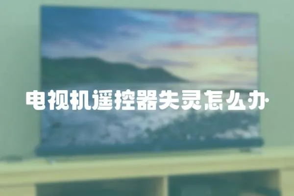 電視機遙控器失靈怎么辦