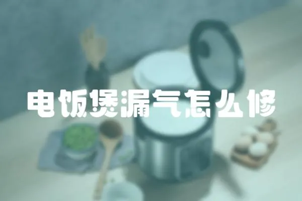 電飯煲漏氣怎么修
