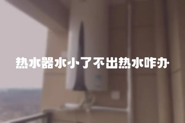 熱水器水小了不出熱水咋辦