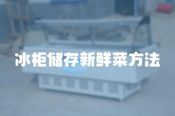 冰柜儲存新鮮菜方法